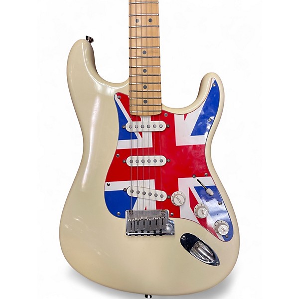 Used Fender 50th Anniversary American Stratocaster Olympic White Solid Body Electric Guitar