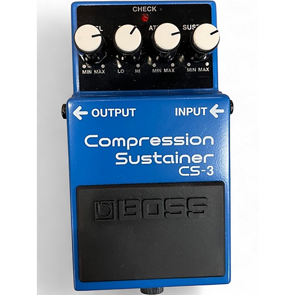 Used BOSS CS3 Compressor Sustainer Effect Pedal