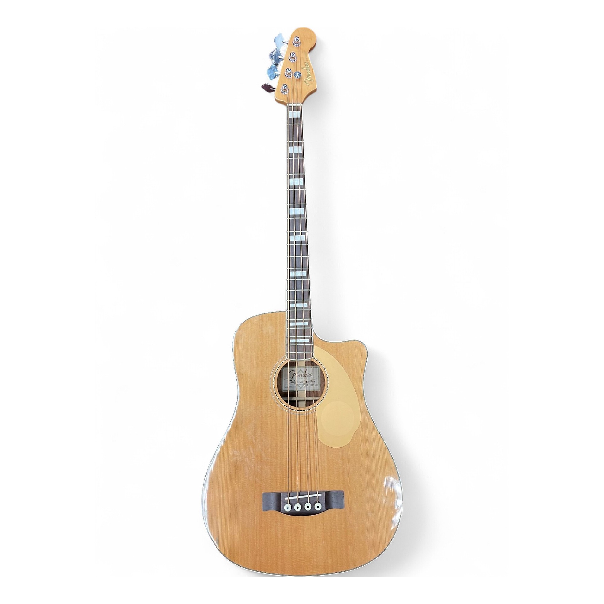 Used Fender Kingman Acoustic Electric Bass Natural Acoustic Bass