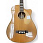 Used Fender Kingman Acoustic Electric Bass Natural Acoustic Bass Guitar
