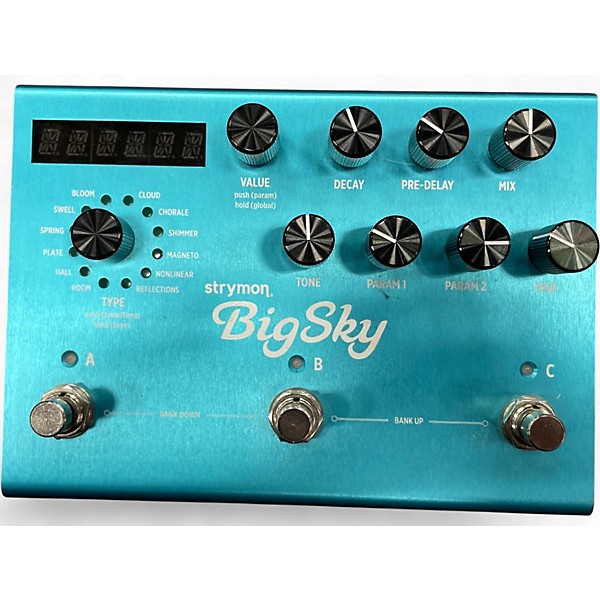 Used Strymon Bigsky Reverb Effect Pedal