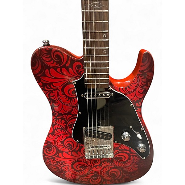 Used West Creek TELE RED Solid Body Electric Guitar