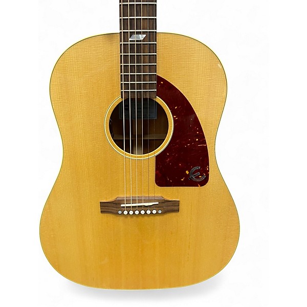 Used Epiphone FT-79 TEXAN  Natural Acoustic Electric Guitar