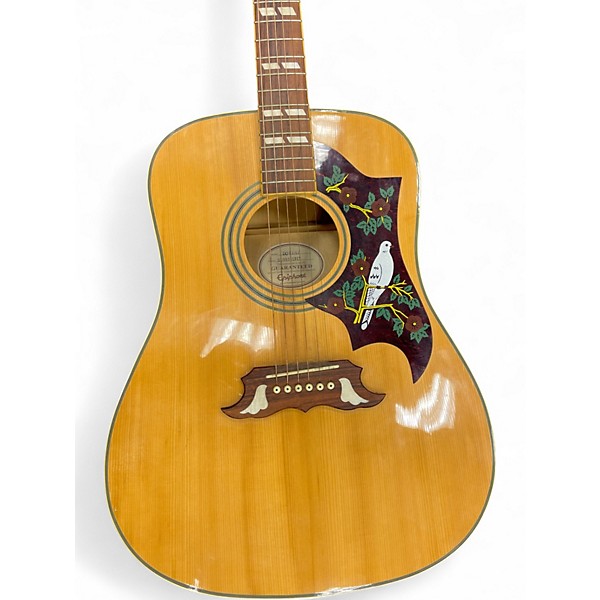 Used Epiphone Dove Natural Acoustic Guitar