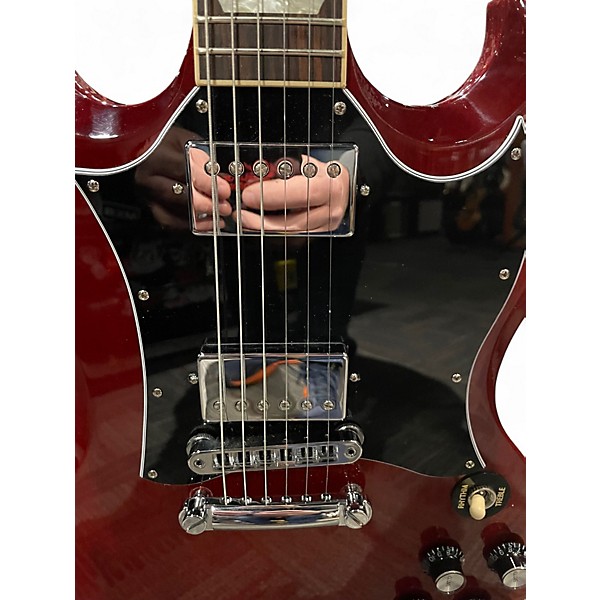 Used Gibson SG Trans Crimson Red Solid Body Electric Guitar