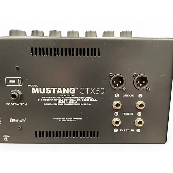 Used Fender GTX50 Mustang 1X12 Guitar Combo Amp