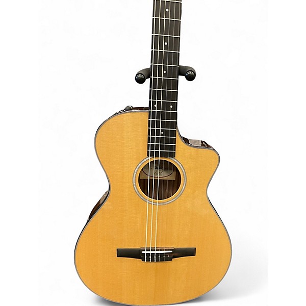 Used Taylor 212CE-N PLUS Natural Classical Acoustic Electric Guitar