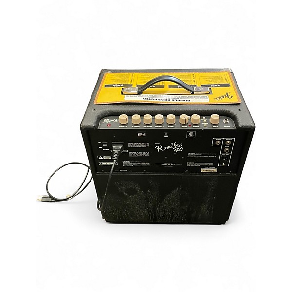 Used Fender Rumble V3 40W 1x10 Bass Combo Amp