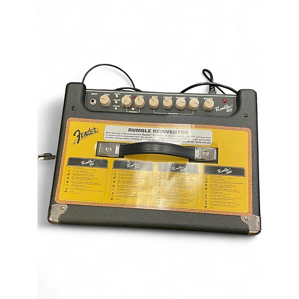 Used Fender Rumble V3 40W 1x10 Bass Combo Amp