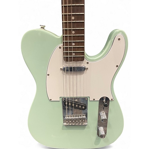 Used Squier Sonic Telecaster Surf Green Solid Body Electric Guitar