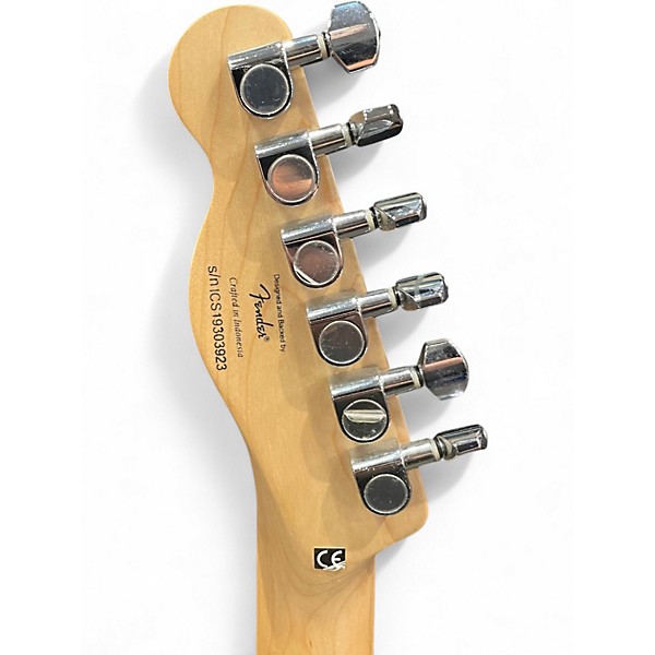 Used Squier Sonic Telecaster Surf Green Solid Body Electric Guitar