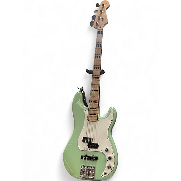 Used Fender Standard Precision Bass Seafoam Green Electric Bass Guitar