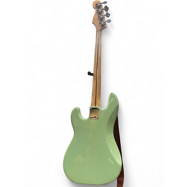 Used Fender Standard Precision Bass Seafoam Green Electric Bass Guitar