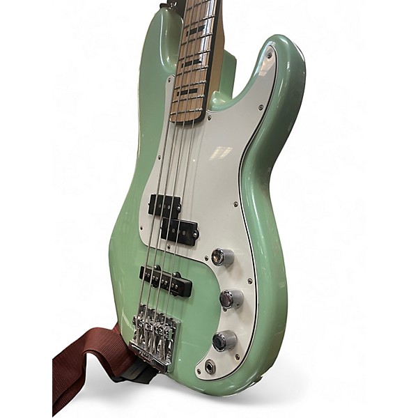 Used Fender Standard Precision Bass Seafoam Green Electric Bass Guitar