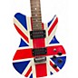 Used Lyon By Washburn Def Leppard Limited Edition Union Jack Solid Body Electric Guitar