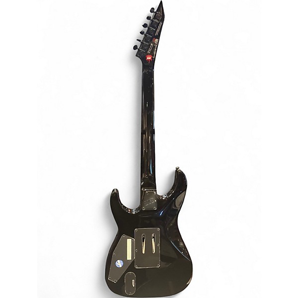 Used ESP LTD Kirk Hammett Signature White Zombie Custom Graphic Solid Body Electric Guitar