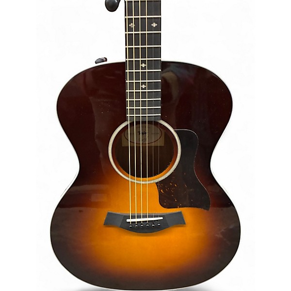 Used Taylor 214CE Deluxe 3 Color Sunburst Acoustic Electric Guitar
