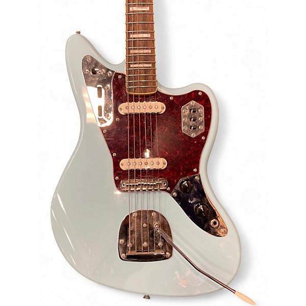 Used Squier CLASSIC VIBE JAGUAR Daphne Blue Solid Body Electric Guitar