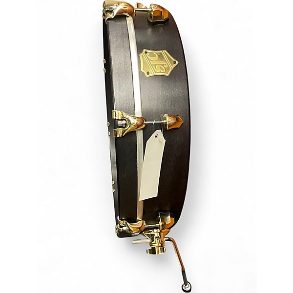 Used SJC Drums 20in PANCAKE DRUM Black and Gold Drum