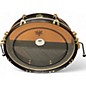 Used SJC Drums 20in PANCAKE DRUM Black and Gold Drum