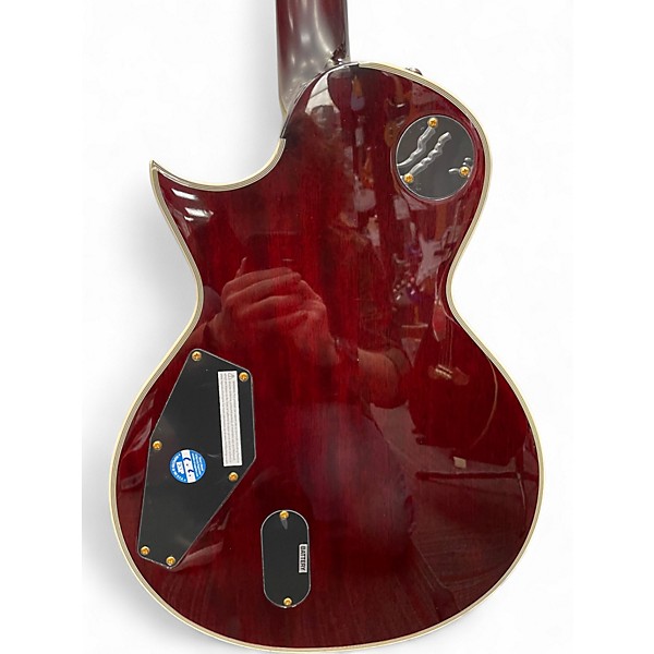 Used ESP LTD EC1000T CTM Flat Red Solid Body Electric Guitar
