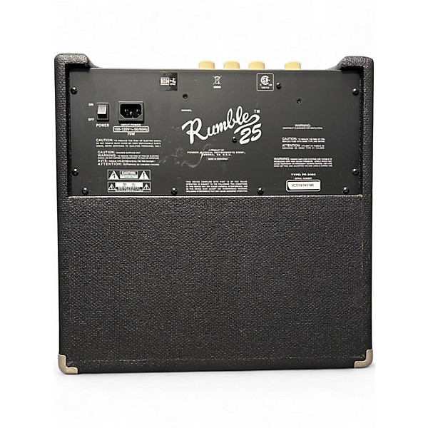 Used Fender Rumble 25 25W 1x8 Bass Combo Amp