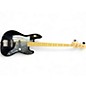 Used Squier Vintage Modified Jazz Bass Black Electric Bass Guitar