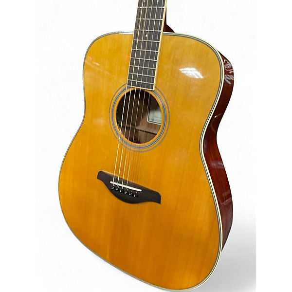 Used Yamaha FGTA TRANSACOUSTIC Natural Acoustic Electric Guitar
