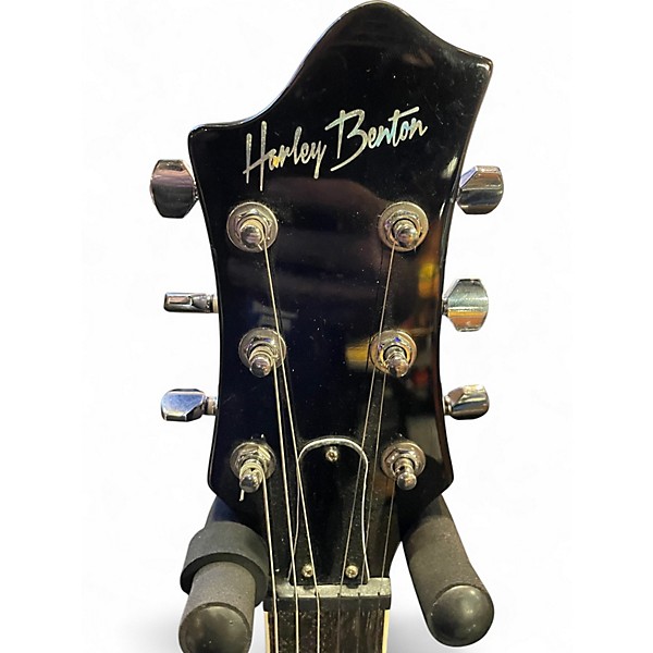 Used Harley Benton  RB 600 Black Solid Body Electric Guitar