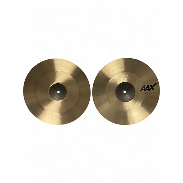 Used SABIAN 14in Aax frequency hi hats Cymbal