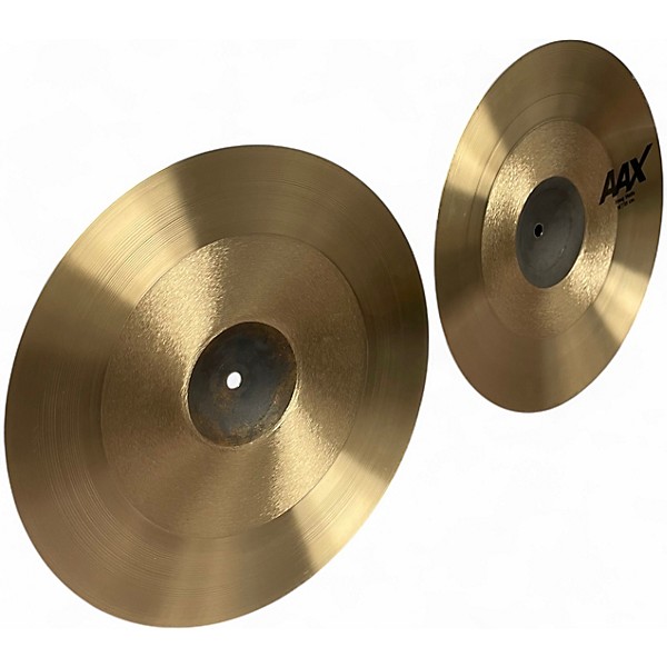 Used SABIAN 14in Aax frequency hi hats Cymbal