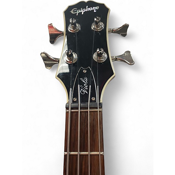Used Epiphone Viola 2 Color Sunburst Electric Bass Guitar