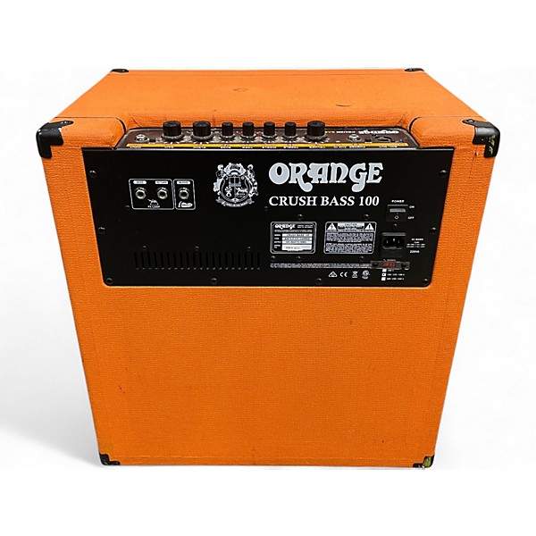 Used Orange Amplifiers CR100BXT Crush 100W 1x15 Bass Combo Amp