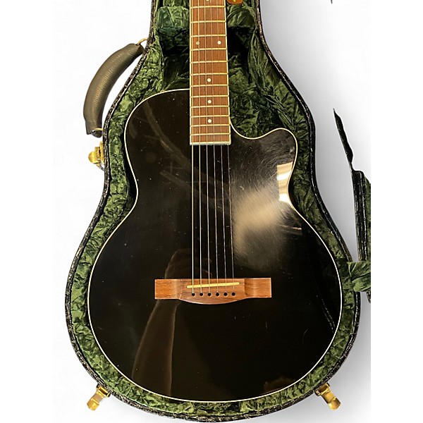 Used Guild Custom Shop USA Peregrine Gloss Black Acoustic Electric Guitar