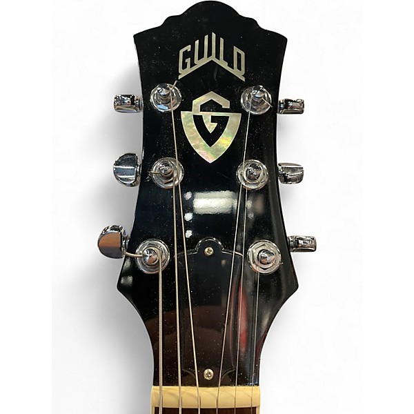 Used Guild Custom Shop USA Peregrine Gloss Black Acoustic Electric Guitar