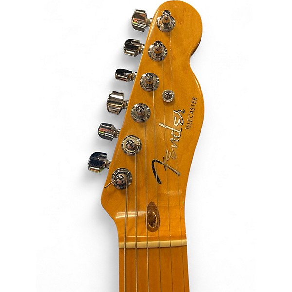 Used 1998 Fender American Deluxe Nashville Telecaster Trans Teal Solid Body Electric Guitar