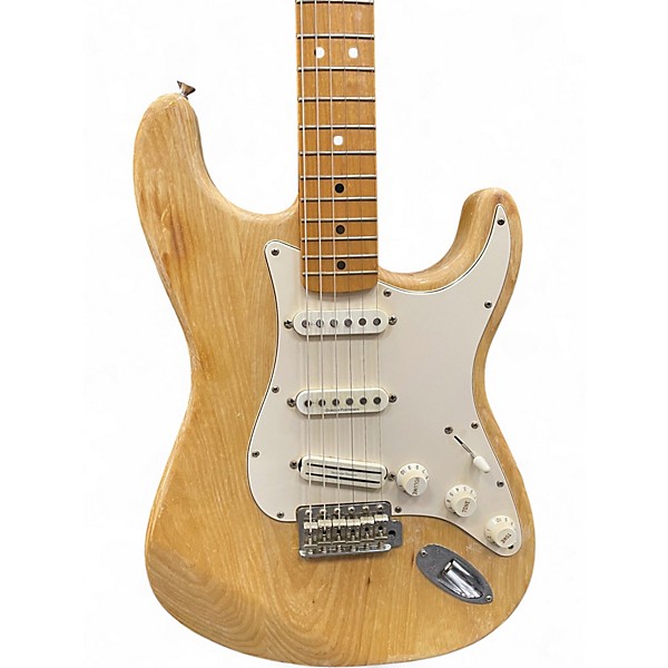 Used Fender American 1970S Reissue Stratocaster Natural Solid Body Electric Guitar