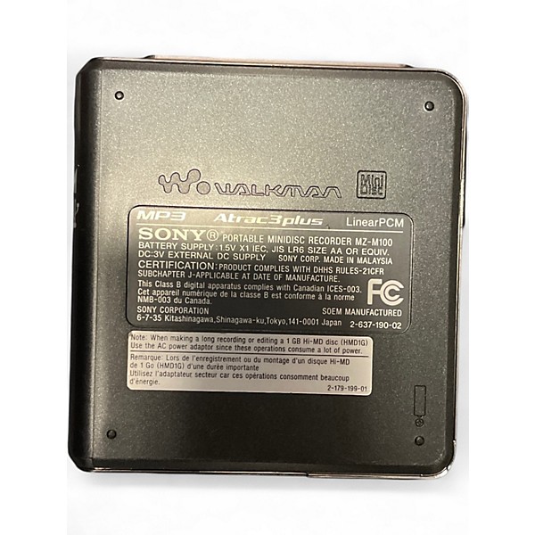 Used Sony MZ100