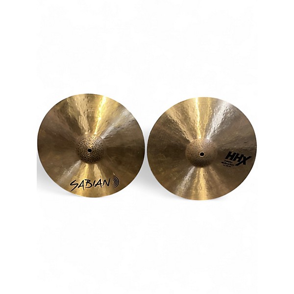 Used SABIAN 14in HHX COMPLEX MEDIUM HATS Cymbal