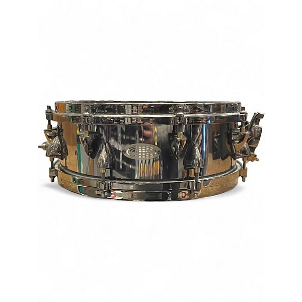 Used Orange County Drum & Percussion 13X5 Steel Snare Black Chrome Drum