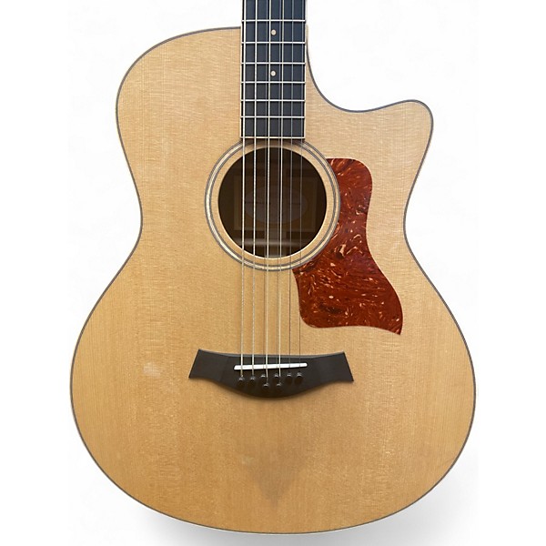 Used Taylor baritone-8-FLTD/B Natural Acoustic Electric Guitar