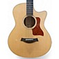 Used Taylor baritone-8-FLTD/B Natural Acoustic Electric Guitar