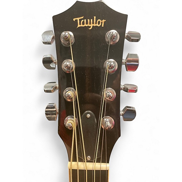 Used Taylor baritone-8-FLTD/B Natural Acoustic Electric Guitar