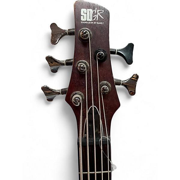 Used Ibanez SR505 5 String Mahogany Electric Bass Guitar