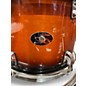 Used Ludwig 5 Piece EVOLUTION MAPLE 2 Color Sunburst Drum Kit