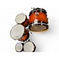 Used Ludwig 5 Piece EVOLUTION MAPLE 2 Color Sunburst Drum Kit
