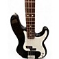 Used Fender Standard Precision Bass Black Electric Bass Guitar