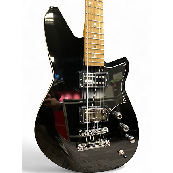 Used Reverend DESCENT RA BARITONE Black Baritone Guitars