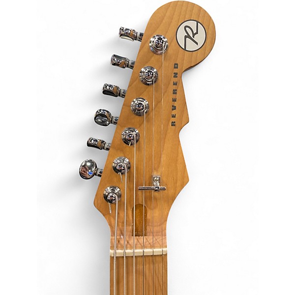 Used Reverend DESCENT RA BARITONE Black Baritone Guitars