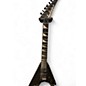 Used Jackson Flying V Minion Satin Black Solid Body Electric Guitar thumbnail